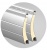  Роллеты Алютех серии Prestige, алюминиевый профиль с мягким пенным наполнителем  AR/555(N) 