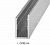 Притворочный профиль для вертикального уплотнителя и световых барьеров Geze ECdrive. До 5,1 м в Константиновске 